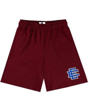 Eric Emanuel Logo-Print Mesh Shorts - Red