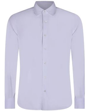 Mazzarelli Buttoned Shirt - Purple