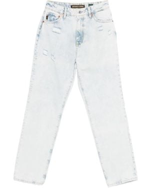 Superdry Ripped-Detail Jeans - White