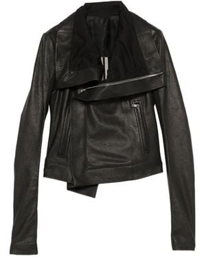 Rick Owens Classic Biker Jacket - Black