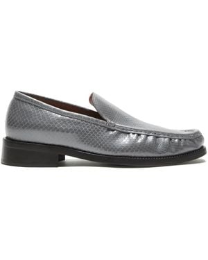 Acne Studios Leather Loafers - Grey