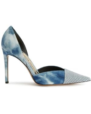 Alexandre Vauthier Tie-Dye Pattern 105Mm Pumps - Blue