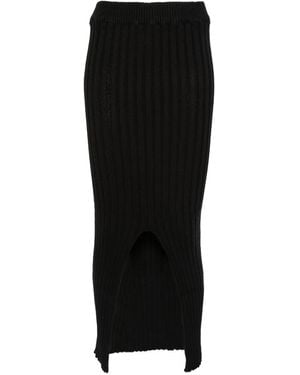 Baserange Gonna Midi Macau - Nero