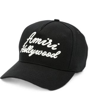 Amiri Logo-Embroidered Baseball Cap - Black