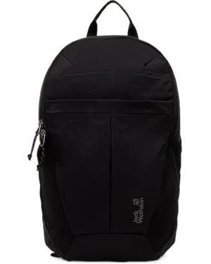 Jack Wolfskin Yuma 14 Logo-Print Backpack (14L) - Black