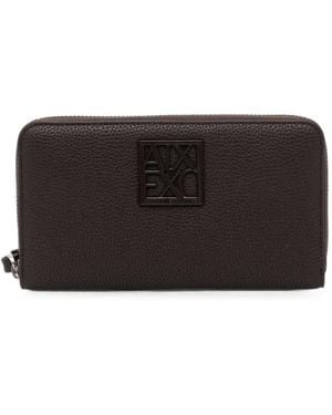 ARMANI EXCHANGE Portafoglio Con Zip - Nero