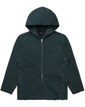 Les Tien Kapuzenjacke mit Reißverschluss - Blau