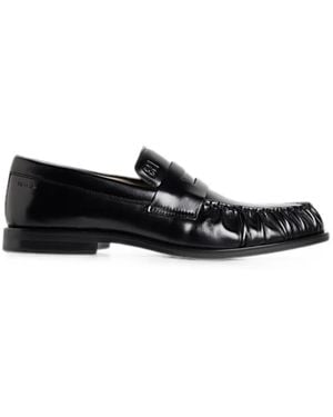 Calvin Klein Theo Ruched-Detail Loafers - White