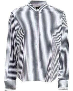 BOSS Camisa Bertyna Monday - Azul