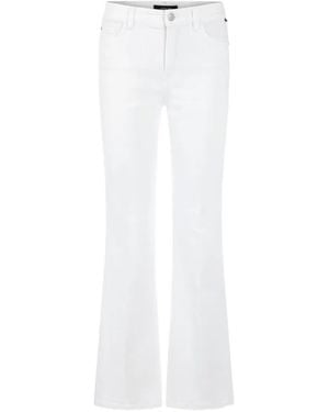 Marc Cain Jean Frenda Évasé - White