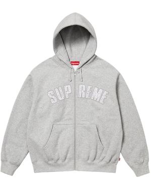 Supreme X B.B Simon Zip-Up Hoodie - Grey