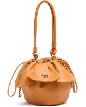 Bimba Y Lola Petal-Shaped Drawstring Shoulder Bag - Orange