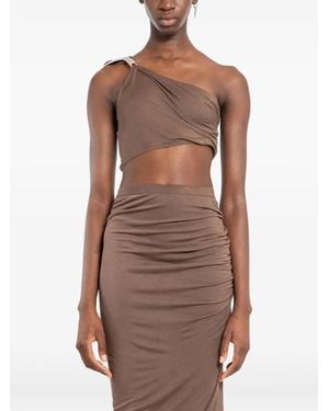 Rick Owens Sleeveless Tops - Brown