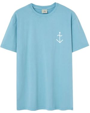 La Paz Camiseta Dantas con logo estampado - Azul