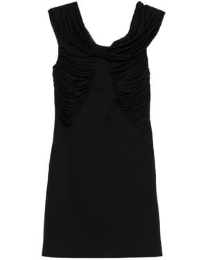 Max Mara オフショルダー ミニドレス - ブラック