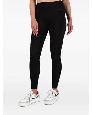 PODHIO Logo-Print Leggings - Black