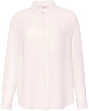 Calvin Klein Roll-Tab Long-Sleeves Shirt - Pink