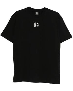 44 Label Group Graphic Print T-Shirt - Black