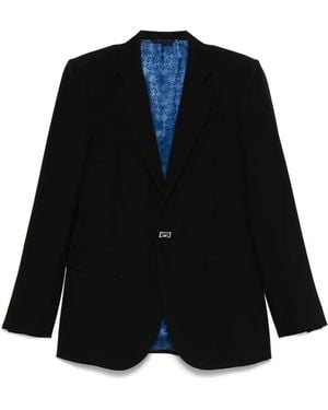 ジャケット GIVENCHY Black Wool Blazer Givenchy - Slim-Fit Embellished Wool Blazer - Black Givenchy
