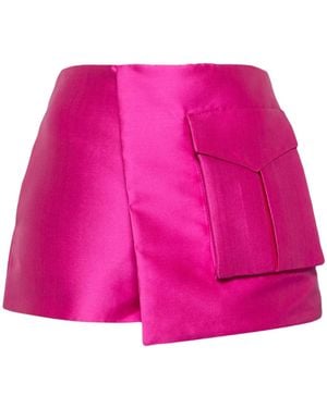 Isabel Sanchis Shorts con acabado satinado - Rosa