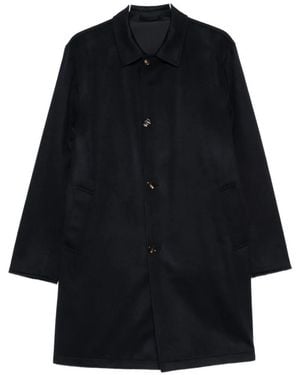 KIRED Reversible Button-Fastening Coat - Black