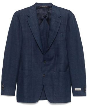 Canali Einreihiges Sakko - Blau