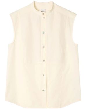 Paul Smith Grandad Button Shirt - White