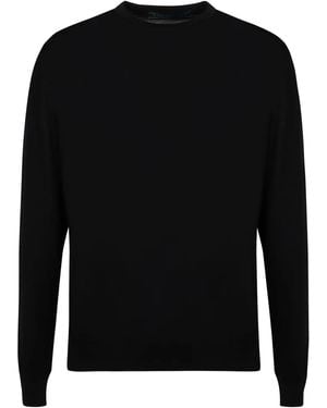 Kiton Klassischer Pullover - Schwarz