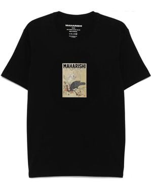 Maharishi ロゴ Tシャツ - ブラック
