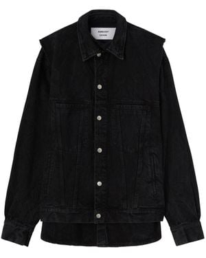 Ambush Layered Denim Jacket - Black