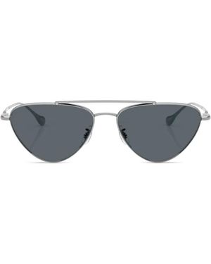 Oliver Peoples Lunettes De Soleil Edition 1 X Jil Sander À Monture Pilote - Gray