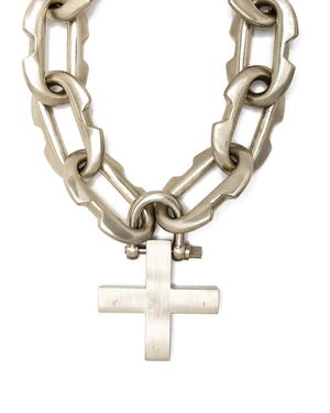 Parts Of 4 Massive Deco Link Necklace - Metallic