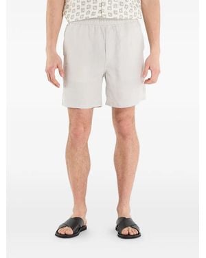 Samsøe & Samsøe Elasticated-Waistband Shorts - White