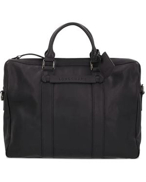 Longchamp 3D Briefcase - Black