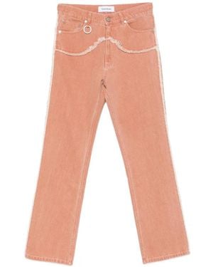 Etudes Studio Jean Bootcut À Bords Francs - White