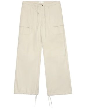 Entire studios Cargo Drawstring Trousers - White