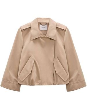 Dorothee Schumacher Cropped Jacket - Natural