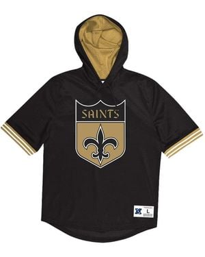 Mitchell & Ness X Nfl New Orleans Saints Unbeaten Hoodie - Black