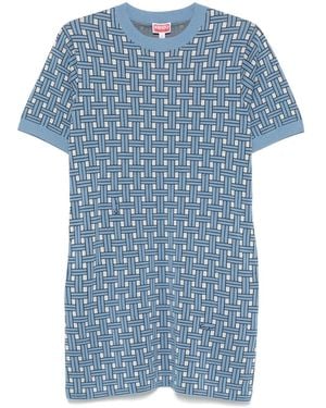 KENZO Weave ドレス - ブルー