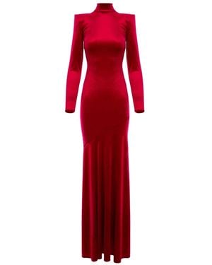 V:PM ATELIER Iris Maxi Dress - Red