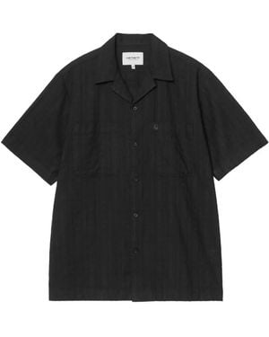Carhartt Gareth Pocket Cotton Shirt - Black