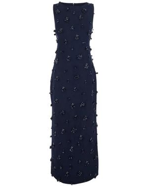 floral appliqué lace dress Fleur Of Dreams Floral Lace Applique Maxi Dress | Made-To-Order main image 0
