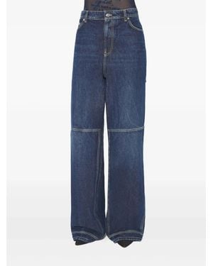 Jean Paul Gaultier 'The Cut-Out' Jeans - Blue