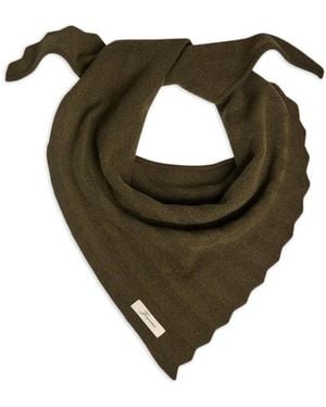 Jacquemus Herringbone Scarf - Green