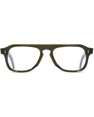 Cutler and Gross Pilot-Frame Glasses - Green