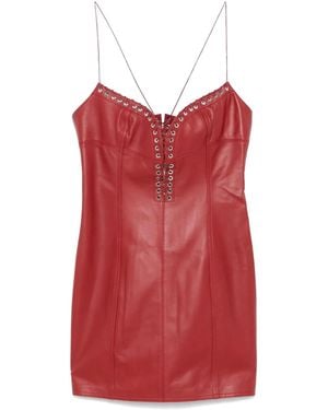 Ludovic de Saint Sernin Cleavage ミニドレス - レッド