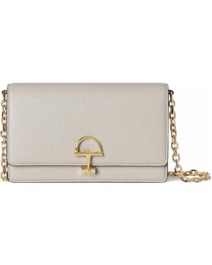Gucci Half Horsebit Wallet On Chain - Gray