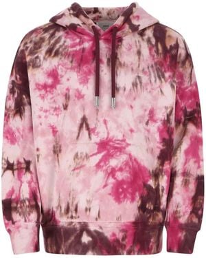Ami Paris Hoodie Mit Print - Pink