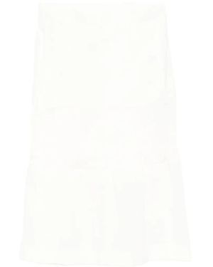 Sacai Panelled Skirt - White
