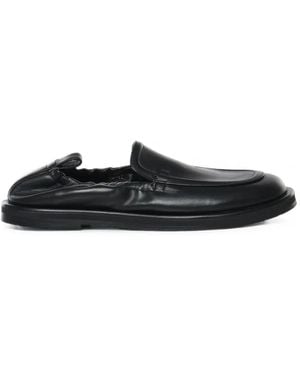 Studio Nicholson Donovan Elasticated Round-Toe Loafers - Black